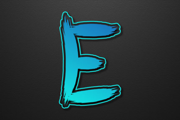 Brush Letter E: A Design Essential
