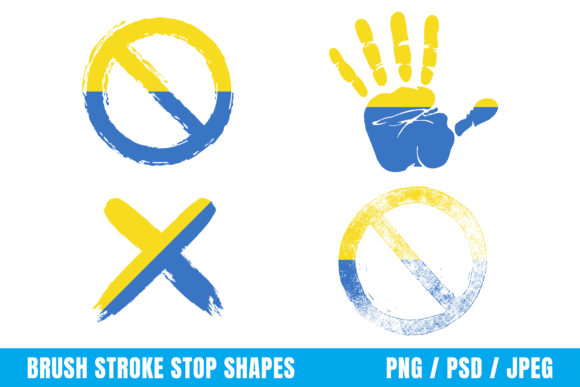 Integrating the Stop War Ukraine Dirty Stroke Shape Set into Professional Design Workflows