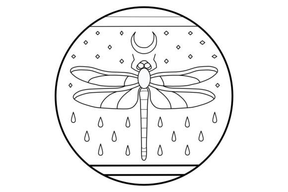 Mastering Atmospheric Illustration with the Dragonfly Rain Procreate Brush Stamp