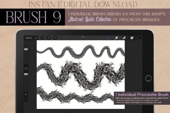 Mastering Digital Ornamentation with Procreate Brush 9 - Abstract Suite