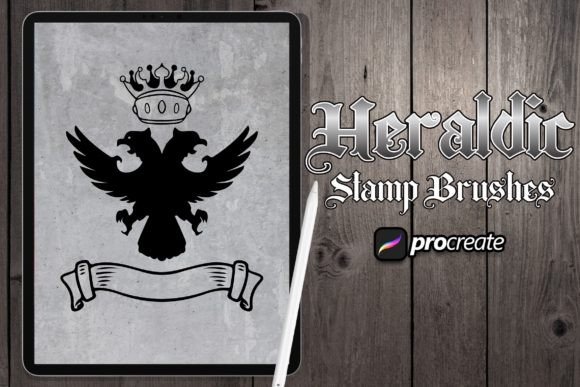 Mastering the Art of Digital Heraldry with Heraldic Brush Stamp Procreate