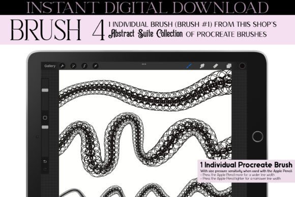 Procreate Brush 4: Abstract Suite Overview