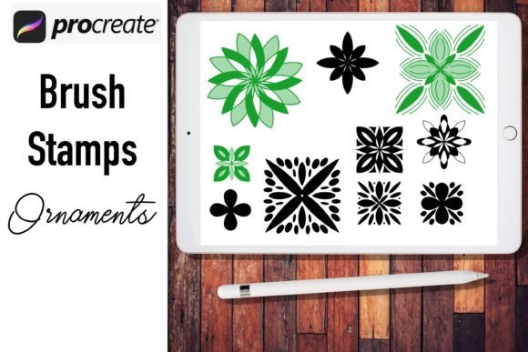 Procreate Brush Stamps Ornaments: Elevating Digital Art with Hand-Drawn Details