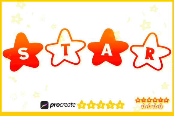 Procreate Brush Star Independence Letter Guide