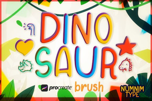 Streamlining Creative Workflows with Procreate Brush Dinosaur Kids Letter a-Z