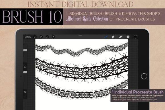 Unlocking Creative Versatility with Procreate Brush 10 - Abstract Suite